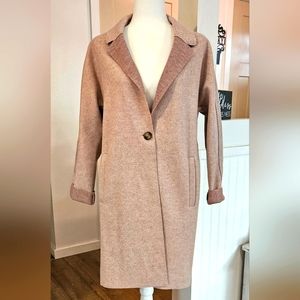 NWT'S - BERNARDO -  Merled Lavender Felt Styled Oversized Coat - Size S
